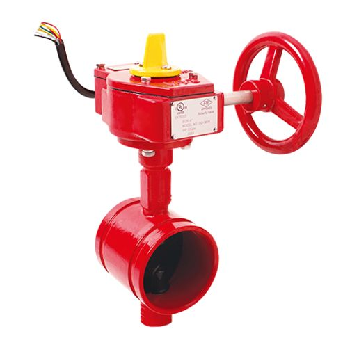 Grooved Indicating Butterfly Valve