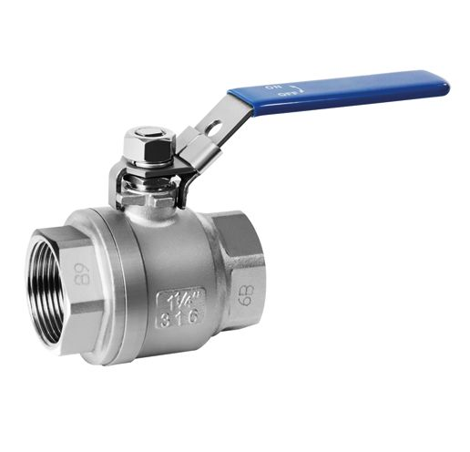 Stainless Ball Valve With Threaded PN63 (Lockable)