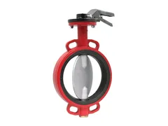 Wafer Vulcanized Butterfly Valve (Stainless Steel Clapper, PN 16)
