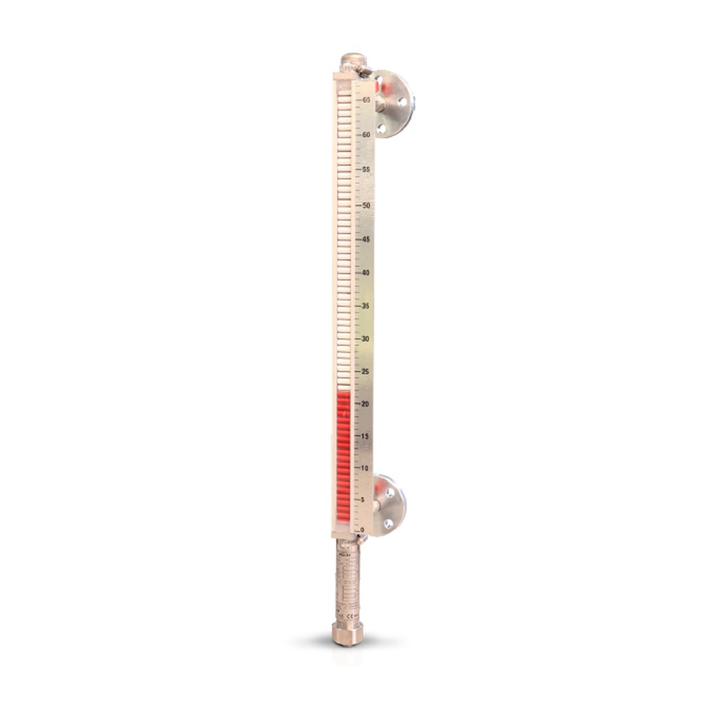Magnetic Level Gauge with Scale and Valve | Desan Engineering