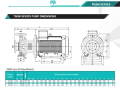 TNSM dimensions drawing