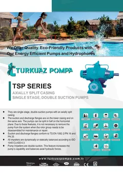 TSP Axially Split Double-Suction Pumps